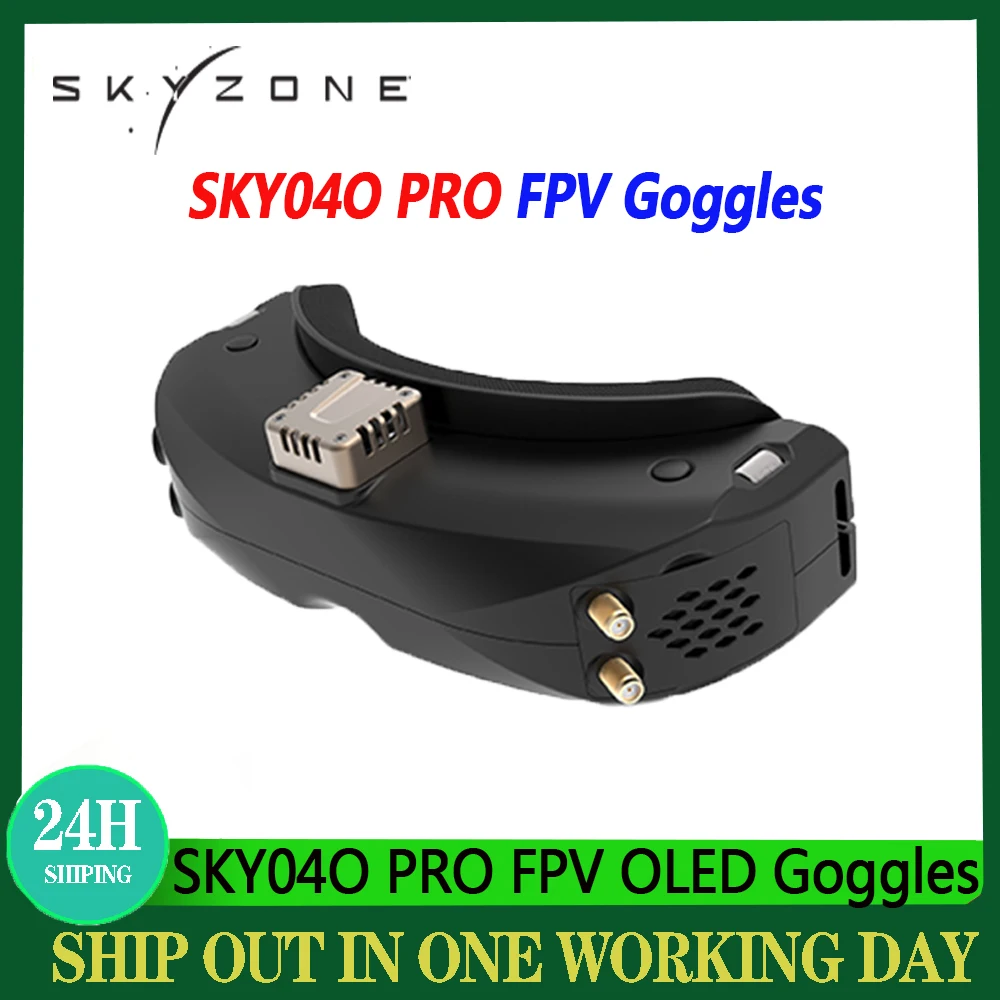 Skyzone Sky04O Pro Fpv Goggles - SKYZONE-gafas FPV OLED SKY04O Pro, receptor