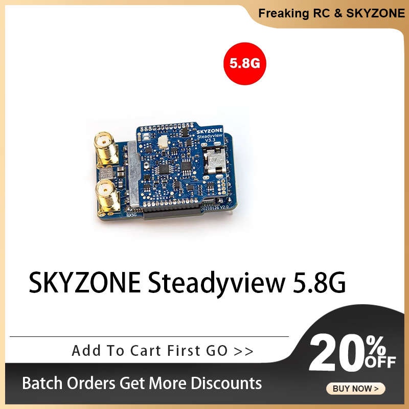 Skyzone Steadyview X Receiver Module - Receptor SKYZONE SteadyView V3.3 de 5,8