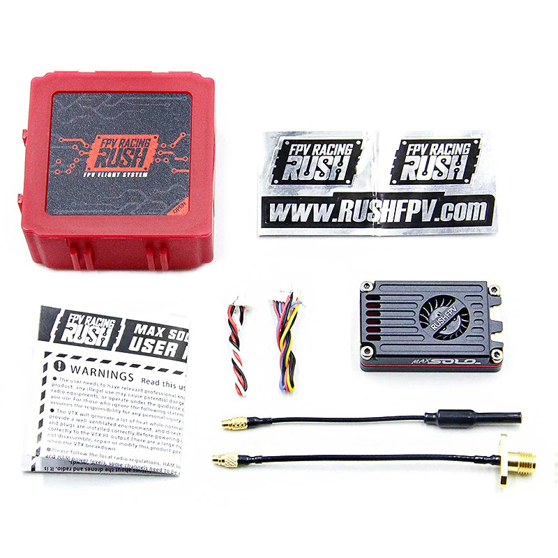 RUSH MAX SOLO 5,8 GHz 2,5 W VT - Rushfpv Rush Max Solo 5.8G 2.5W Vtx reseña y precio
